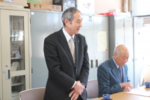 オガールプラザ管理組合、新理事長の熊谷町長